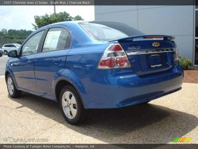 Bright Blue / Charcoal Black 2007 Chevrolet Aveo LS Sedan