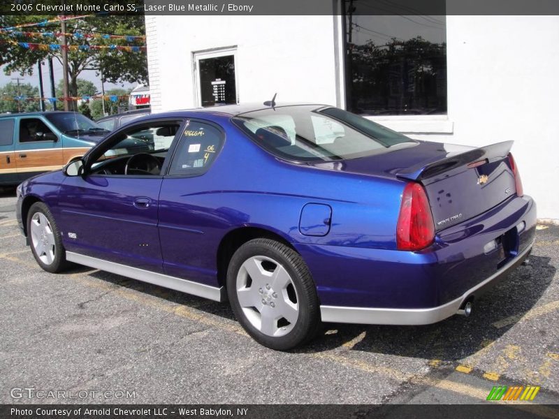 Laser Blue Metallic / Ebony 2006 Chevrolet Monte Carlo SS
