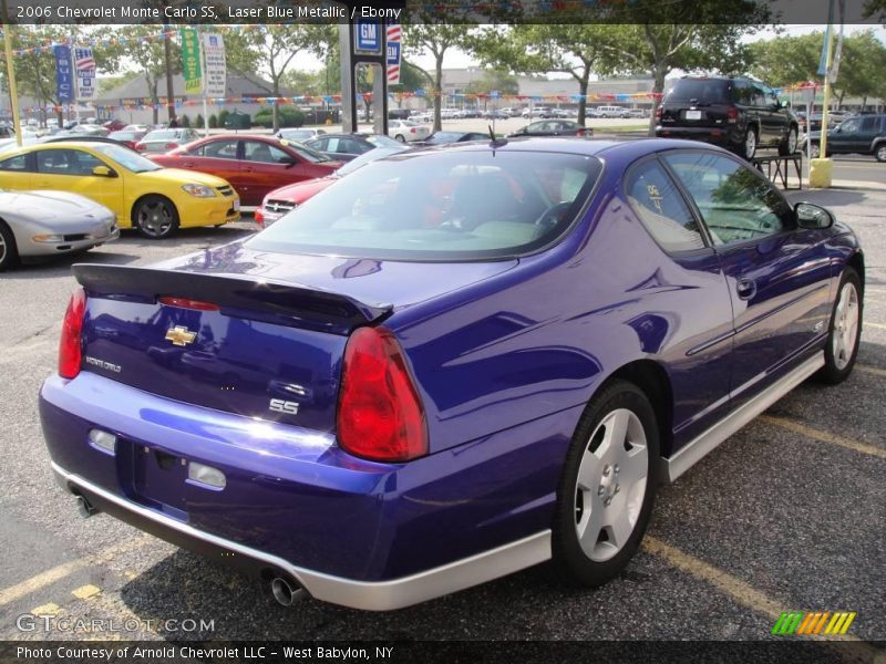 Laser Blue Metallic / Ebony 2006 Chevrolet Monte Carlo SS