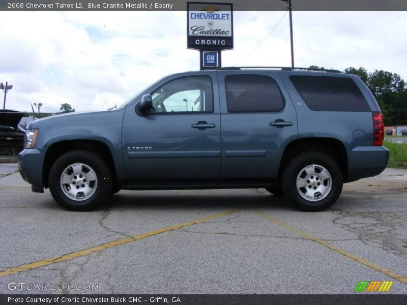 Blue Granite Metallic / Ebony 2008 Chevrolet Tahoe LS