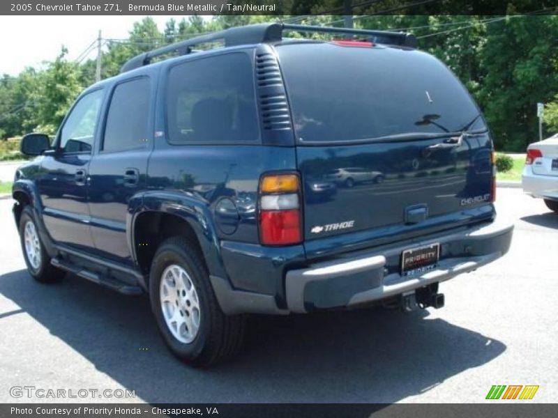 Bermuda Blue Metallic / Tan/Neutral 2005 Chevrolet Tahoe Z71