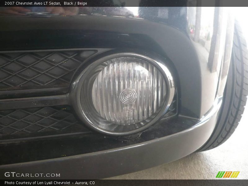 Black / Beige 2007 Chevrolet Aveo LT Sedan
