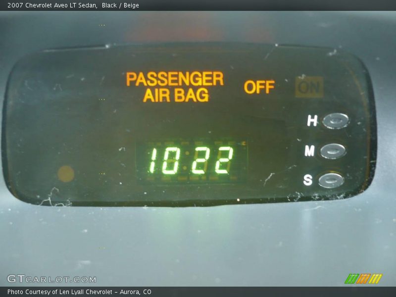Black / Beige 2007 Chevrolet Aveo LT Sedan