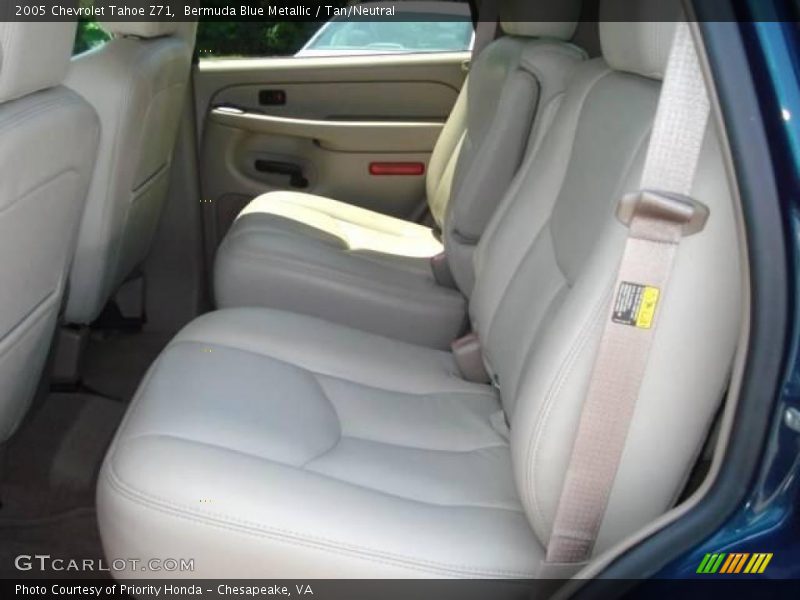 Bermuda Blue Metallic / Tan/Neutral 2005 Chevrolet Tahoe Z71