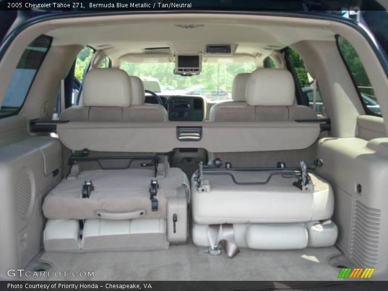 Bermuda Blue Metallic / Tan/Neutral 2005 Chevrolet Tahoe Z71