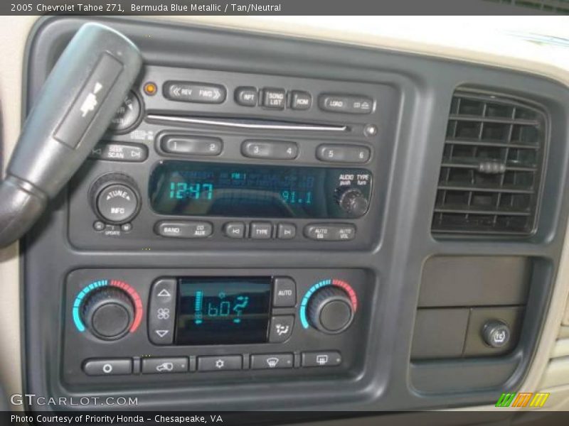 Bermuda Blue Metallic / Tan/Neutral 2005 Chevrolet Tahoe Z71