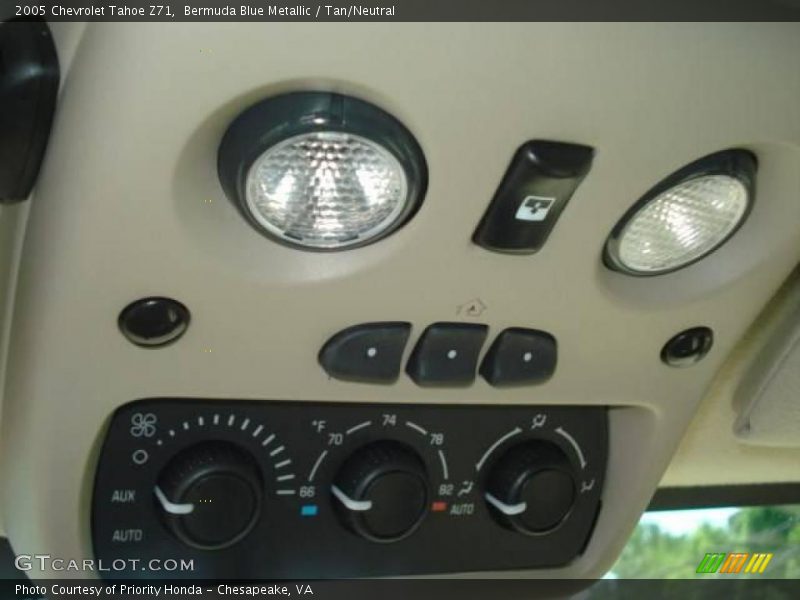 Bermuda Blue Metallic / Tan/Neutral 2005 Chevrolet Tahoe Z71