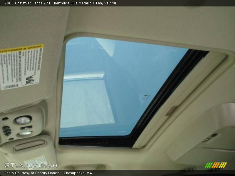 Bermuda Blue Metallic / Tan/Neutral 2005 Chevrolet Tahoe Z71