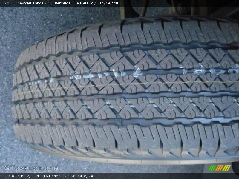 Bermuda Blue Metallic / Tan/Neutral 2005 Chevrolet Tahoe Z71