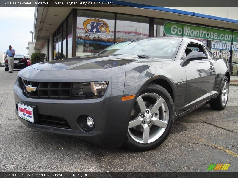 Cyber Gray Metallic / Black 2010 Chevrolet Camaro LT Coupe