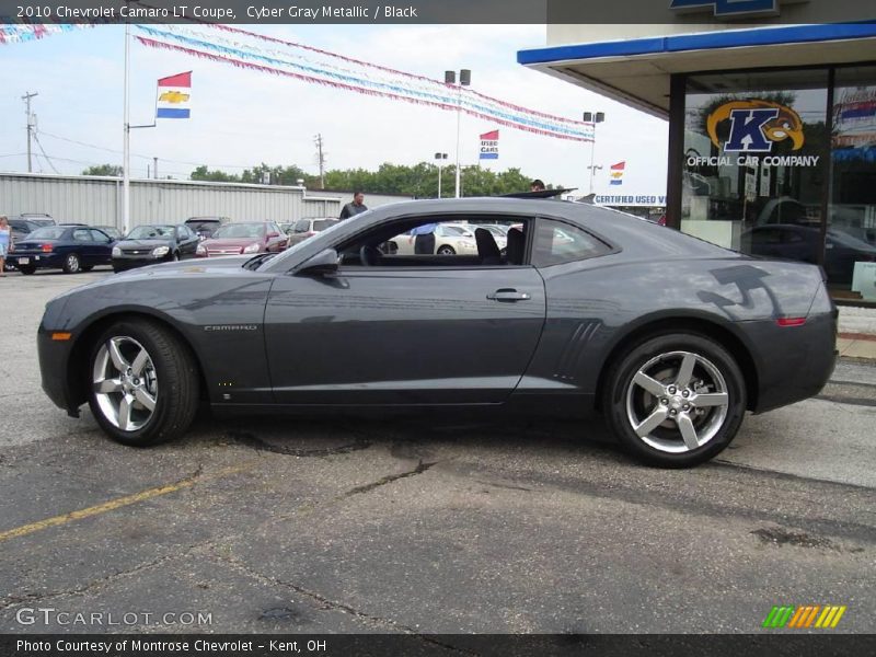 Cyber Gray Metallic / Black 2010 Chevrolet Camaro LT Coupe