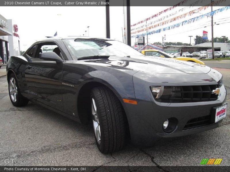 Cyber Gray Metallic / Black 2010 Chevrolet Camaro LT Coupe