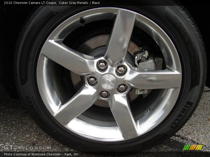 Cyber Gray Metallic / Black 2010 Chevrolet Camaro LT Coupe