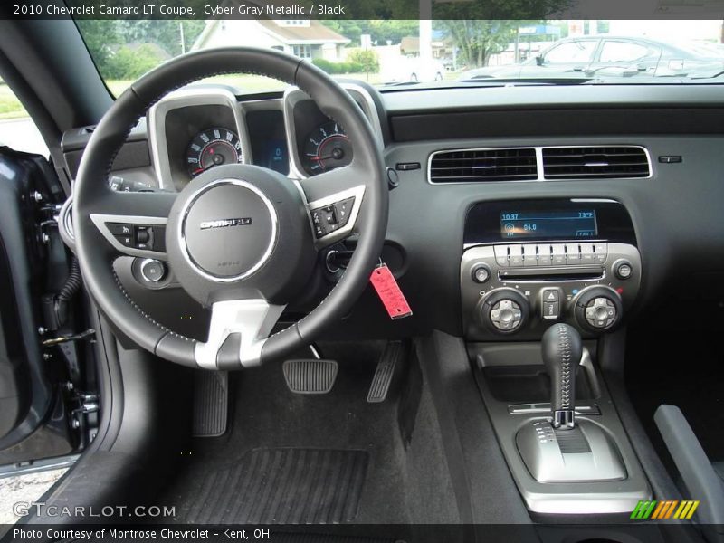 Cyber Gray Metallic / Black 2010 Chevrolet Camaro LT Coupe