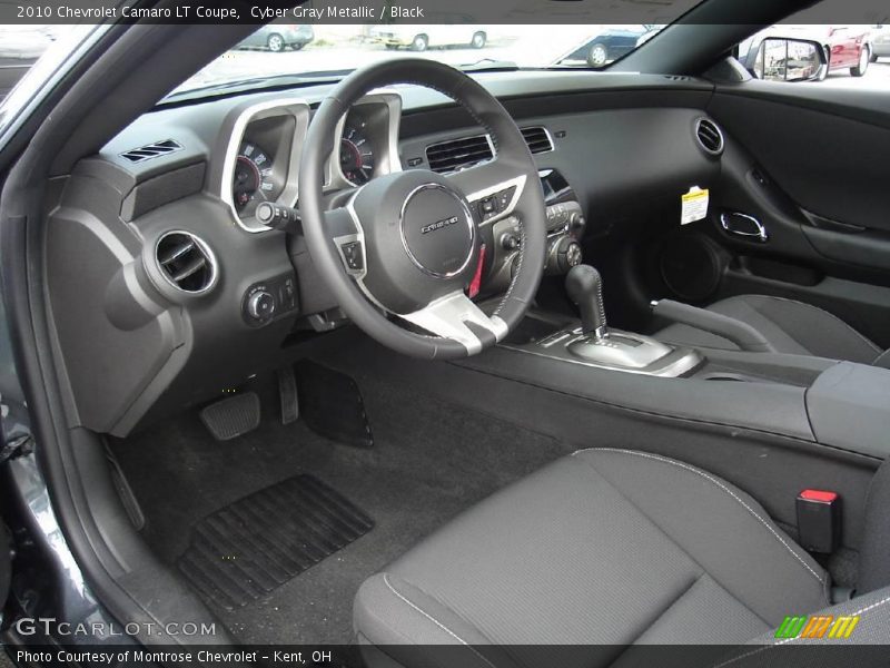 Cyber Gray Metallic / Black 2010 Chevrolet Camaro LT Coupe