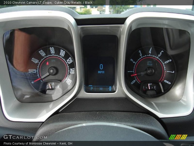 Cyber Gray Metallic / Black 2010 Chevrolet Camaro LT Coupe