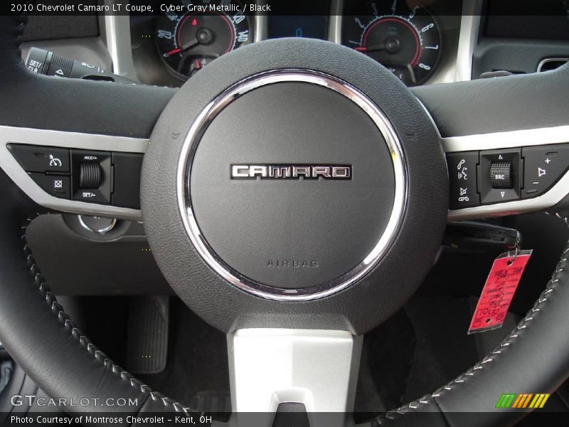 Cyber Gray Metallic / Black 2010 Chevrolet Camaro LT Coupe