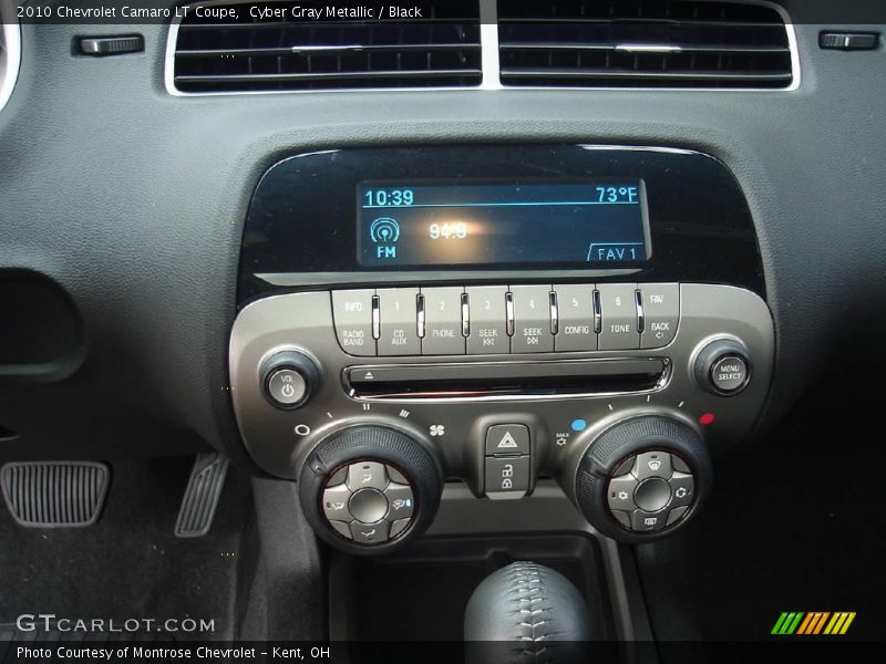 Cyber Gray Metallic / Black 2010 Chevrolet Camaro LT Coupe