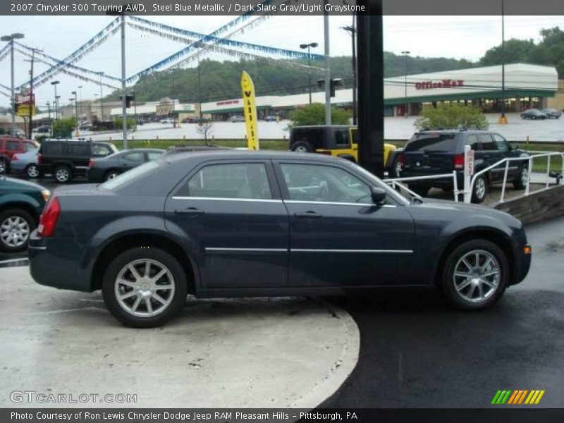 Steel Blue Metallic / Dark Slate Gray/Light Graystone 2007 Chrysler 300 Touring AWD
