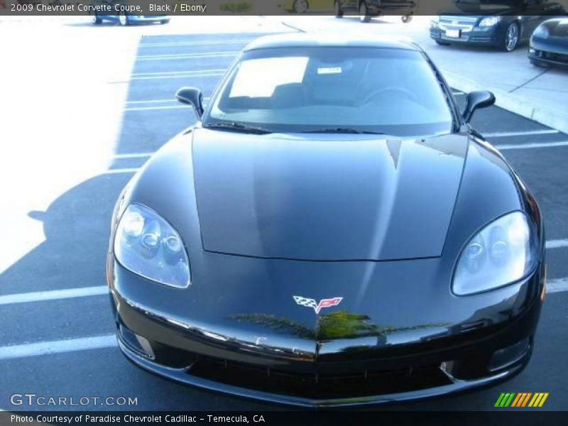 Black / Ebony 2009 Chevrolet Corvette Coupe