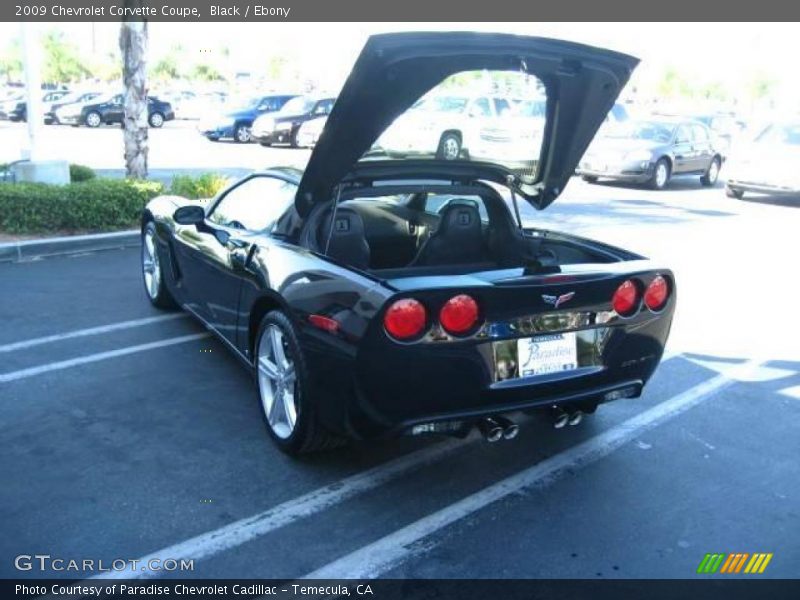 Black / Ebony 2009 Chevrolet Corvette Coupe
