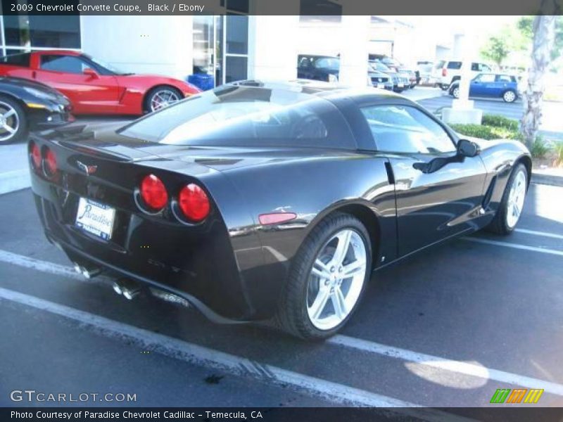 Black / Ebony 2009 Chevrolet Corvette Coupe