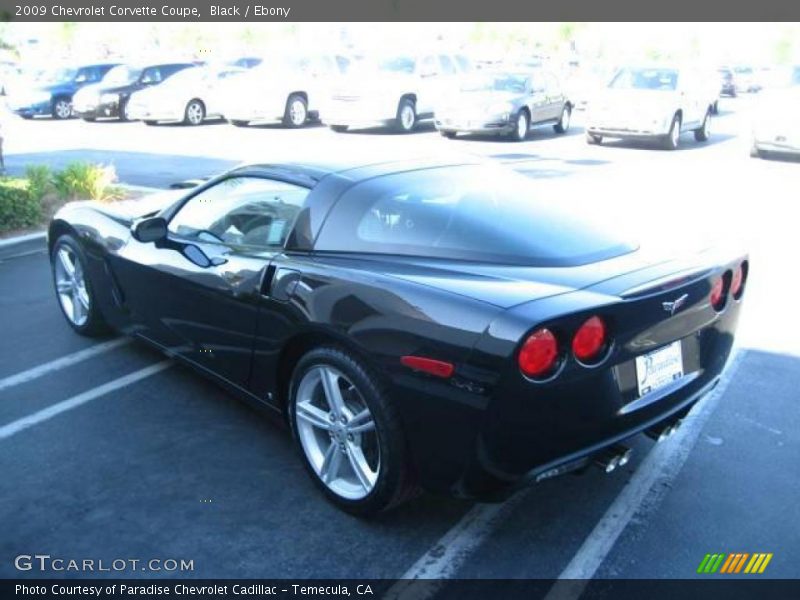 Black / Ebony 2009 Chevrolet Corvette Coupe
