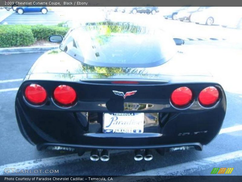 Black / Ebony 2009 Chevrolet Corvette Coupe
