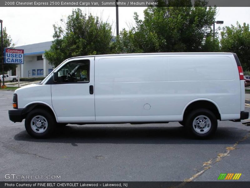 Summit White / Medium Pewter 2008 Chevrolet Express 2500 Extended Cargo Van