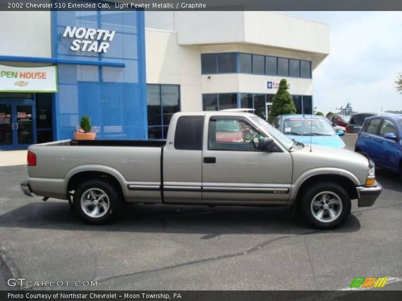 Light Pewter Metallic / Graphite 2002 Chevrolet S10 Extended Cab