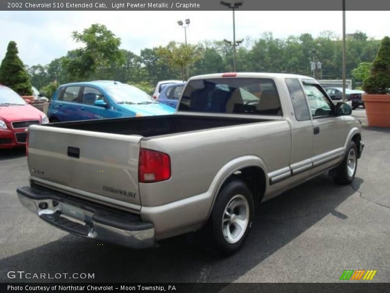 Light Pewter Metallic / Graphite 2002 Chevrolet S10 Extended Cab