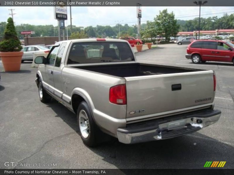 Light Pewter Metallic / Graphite 2002 Chevrolet S10 Extended Cab