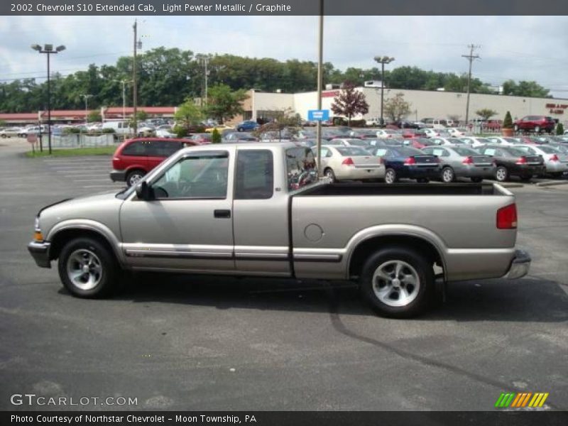Light Pewter Metallic / Graphite 2002 Chevrolet S10 Extended Cab