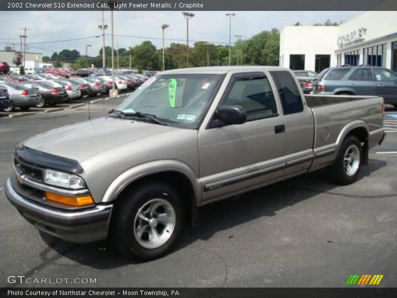 Light Pewter Metallic / Graphite 2002 Chevrolet S10 Extended Cab