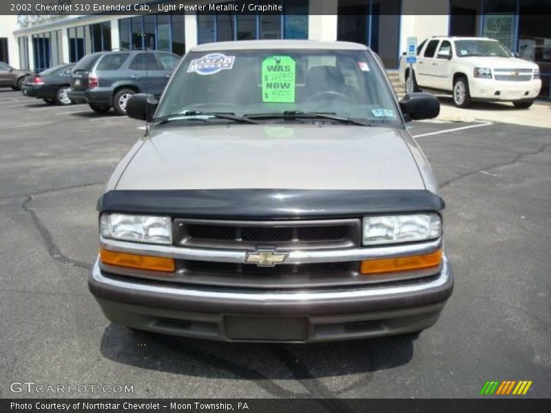Light Pewter Metallic / Graphite 2002 Chevrolet S10 Extended Cab