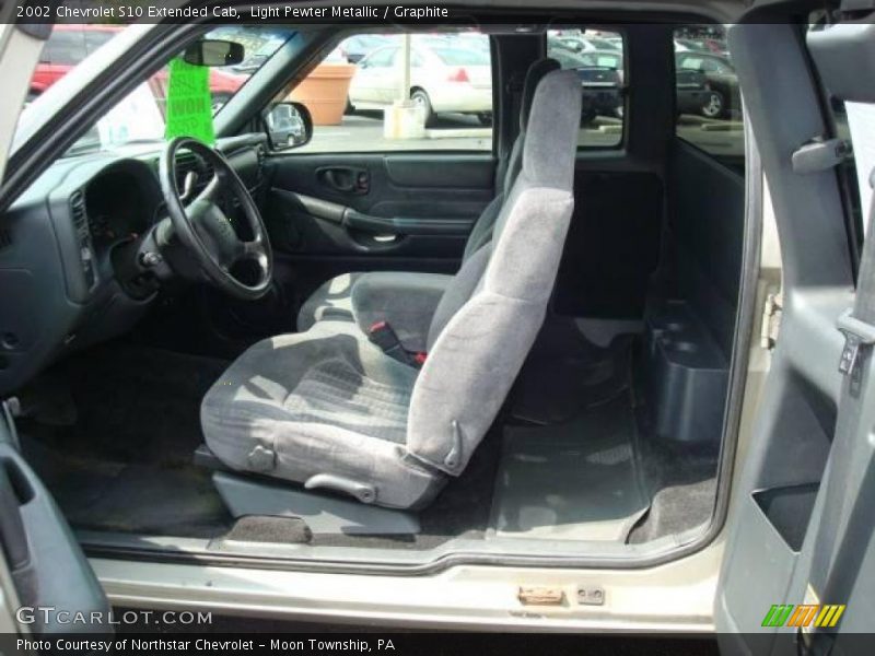 Light Pewter Metallic / Graphite 2002 Chevrolet S10 Extended Cab