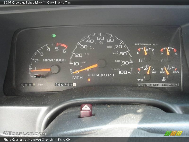 Onyx Black / Tan 1996 Chevrolet Tahoe LS 4x4
