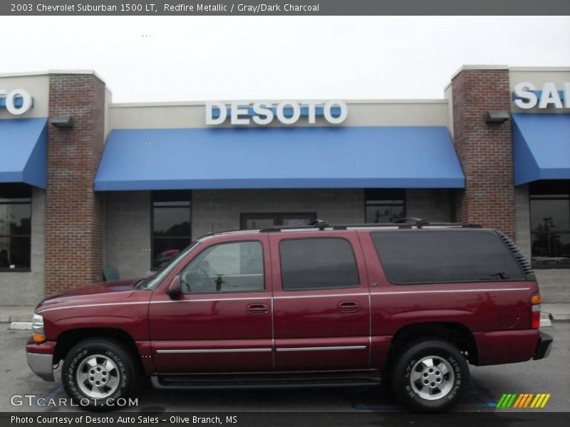 Redfire Metallic / Gray/Dark Charcoal 2003 Chevrolet Suburban 1500 LT