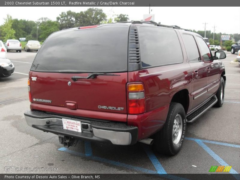 Redfire Metallic / Gray/Dark Charcoal 2003 Chevrolet Suburban 1500 LT
