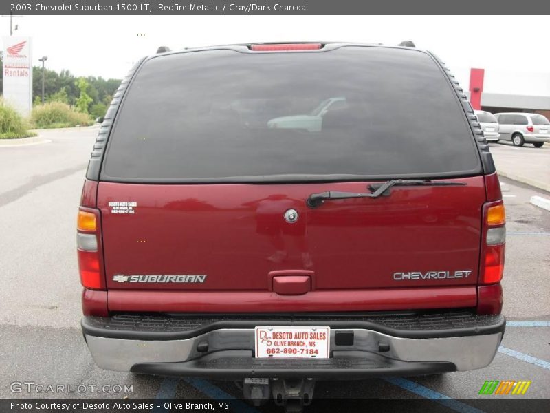 Redfire Metallic / Gray/Dark Charcoal 2003 Chevrolet Suburban 1500 LT