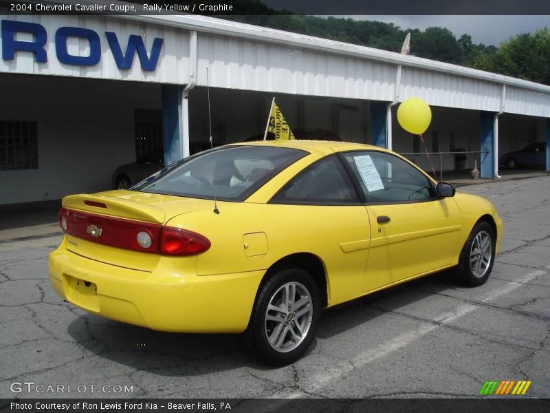 Rally Yellow / Graphite 2004 Chevrolet Cavalier Coupe