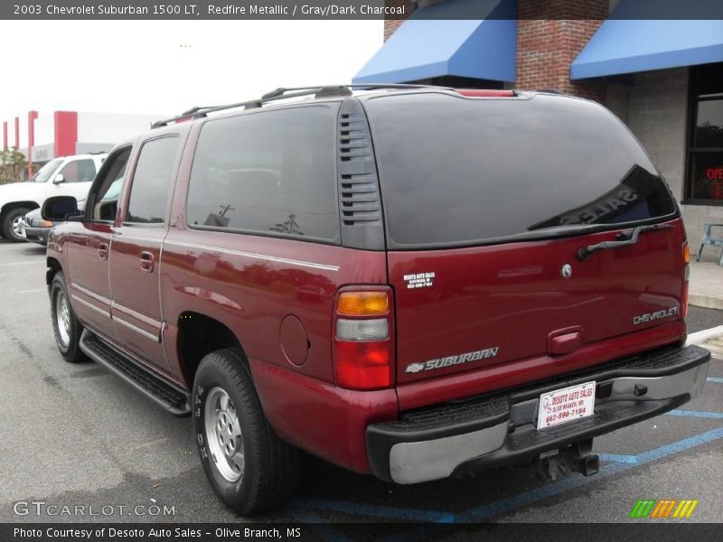 Redfire Metallic / Gray/Dark Charcoal 2003 Chevrolet Suburban 1500 LT