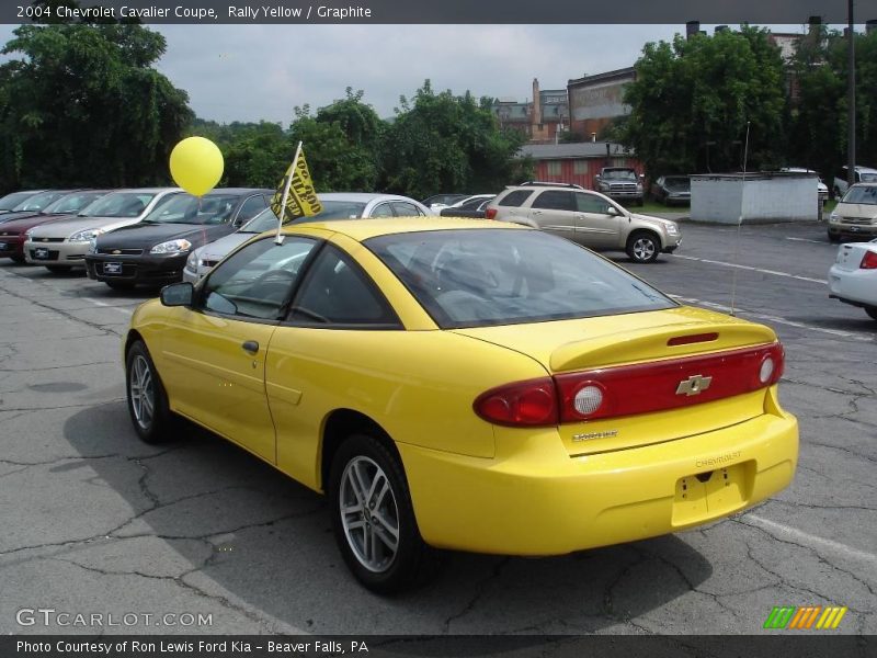 Rally Yellow / Graphite 2004 Chevrolet Cavalier Coupe