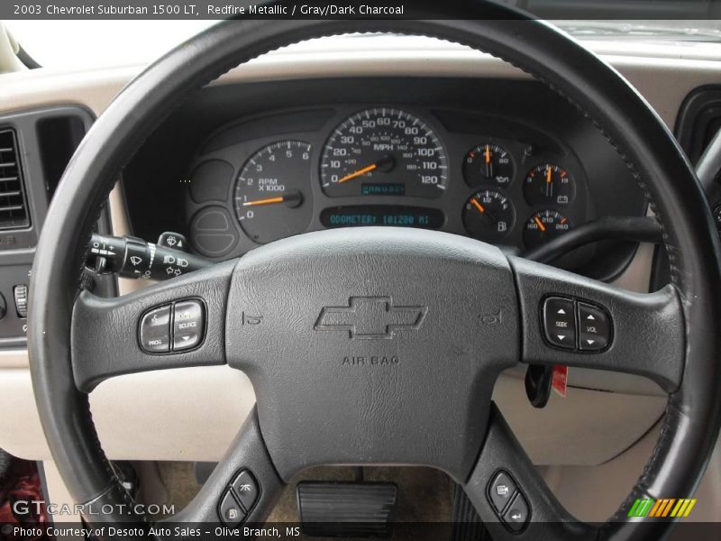 Redfire Metallic / Gray/Dark Charcoal 2003 Chevrolet Suburban 1500 LT