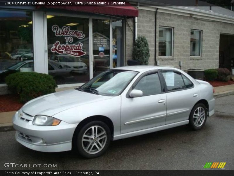 Ultra Silver Metallic / Graphite 2004 Chevrolet Cavalier LS Sport Sedan