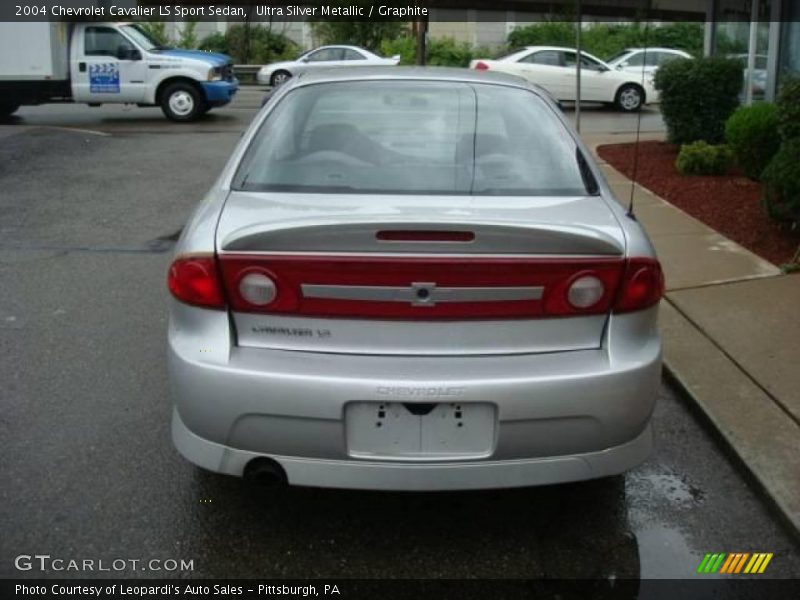 Ultra Silver Metallic / Graphite 2004 Chevrolet Cavalier LS Sport Sedan