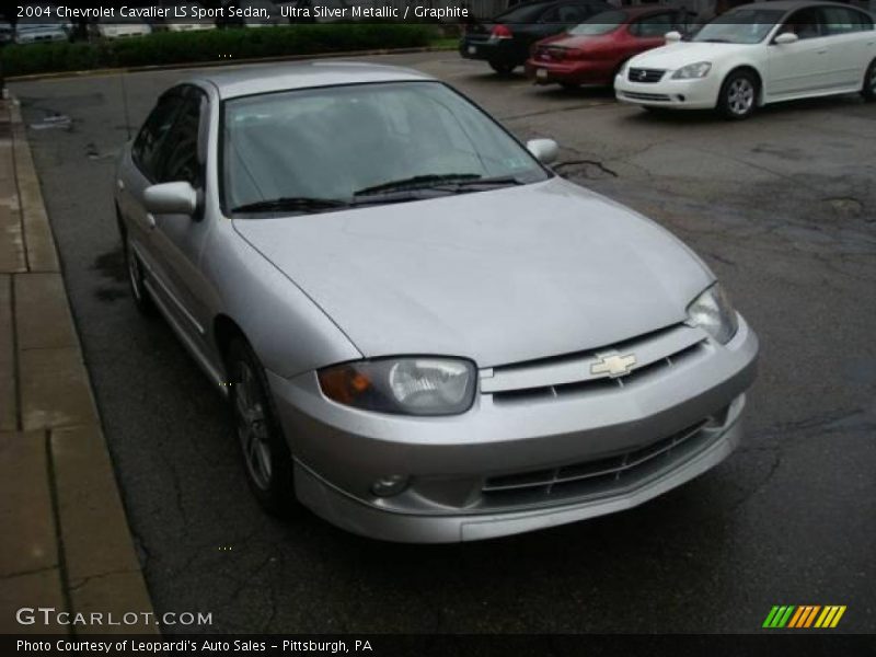 Ultra Silver Metallic / Graphite 2004 Chevrolet Cavalier LS Sport Sedan
