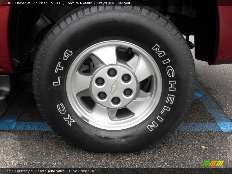 Redfire Metallic / Gray/Dark Charcoal 2003 Chevrolet Suburban 1500 LT