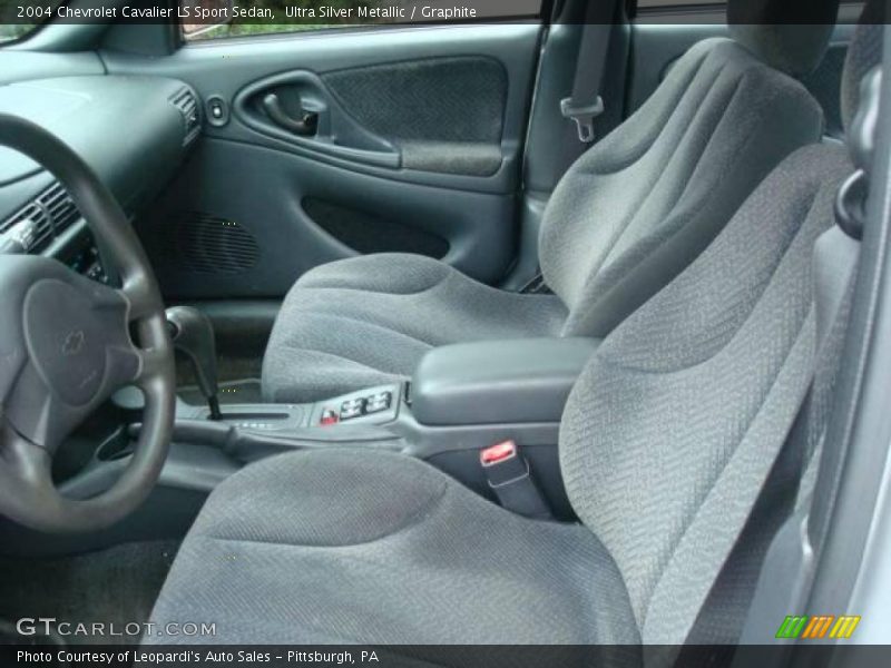Ultra Silver Metallic / Graphite 2004 Chevrolet Cavalier LS Sport Sedan