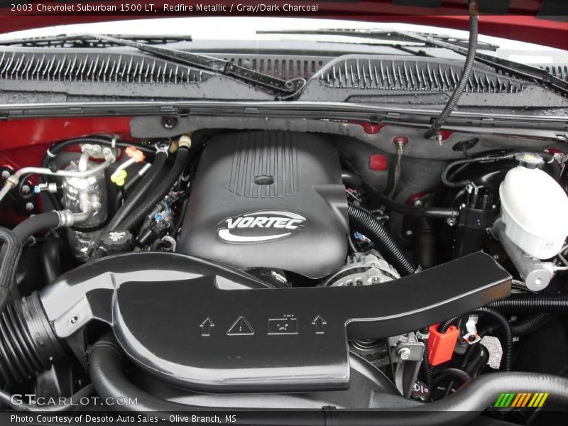 Redfire Metallic / Gray/Dark Charcoal 2003 Chevrolet Suburban 1500 LT